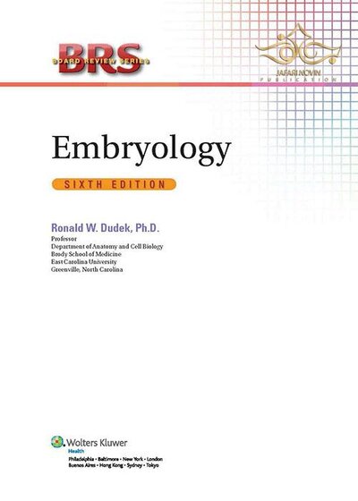 BRS Embryology (Board Review Series) Sixth Edition BRS