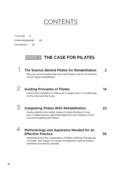 Pilates for Rehabilitation
