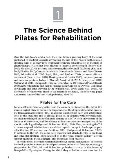 Pilates for Rehabilitation