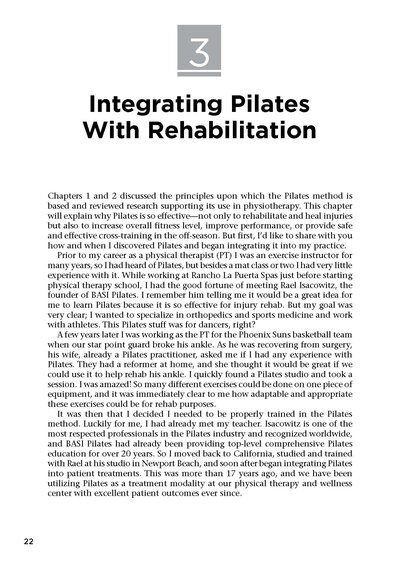 Pilates for Rehabilitation