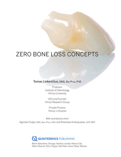 Zero Bone Loss Concepts 1st Edition 2019
