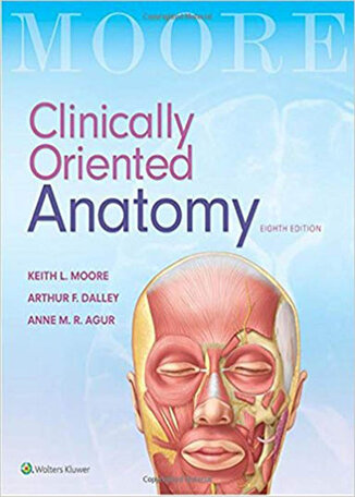 عکس دانلود کتاب Clinically Oriented Anatomy Moore