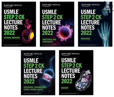 تخفیف دانلود کتاب USMLE Step 2 CK Lecture Notes 2022: 5-book set