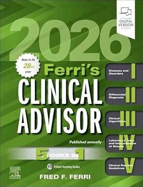دانلود کتاب Ferri's Clinical Advisor 2026: 5 PDFs in 1