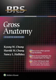 عکس دانلود کتاب BRS Gross Anatomy (Board Review Series) (بی آر اس آناتومی)