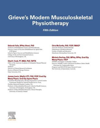 عکس دانلود کتاب Grieve's Modern Musculoskeletal Physiotherapy, 5th Edition